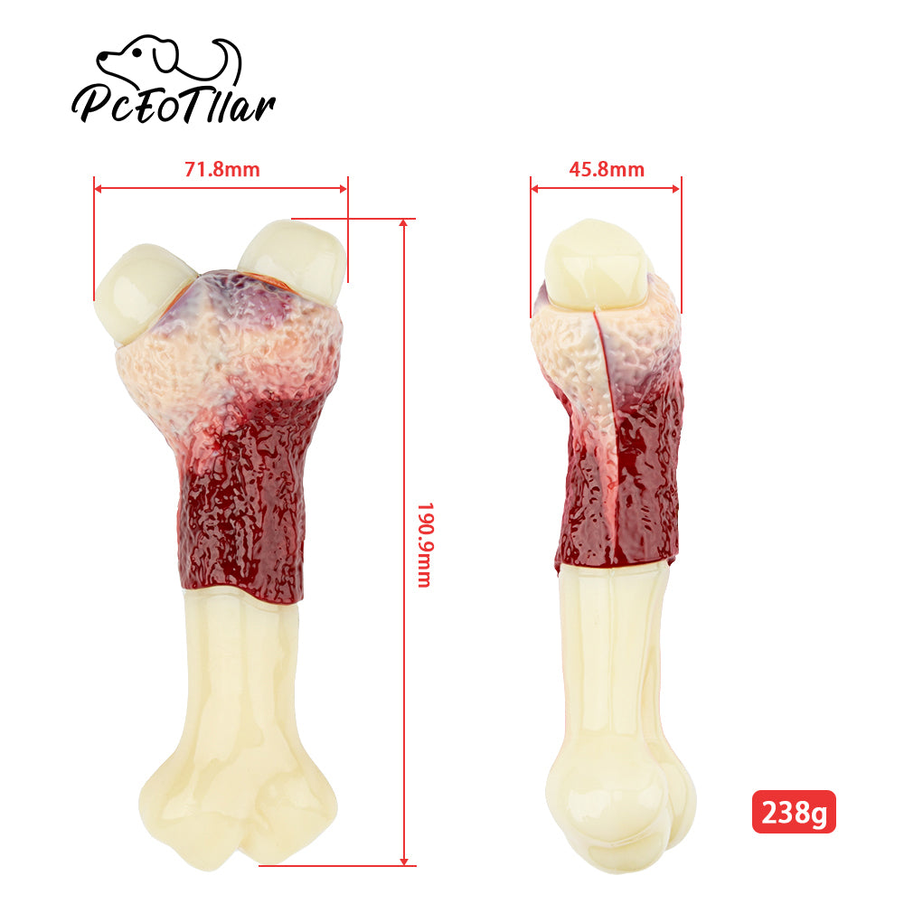 PcEoTllar Tough Bone Dog Chew Toy for Aggressive Super Chewers Large Breed Medium Small Dog Long Lasting Indestructible Dog Toys