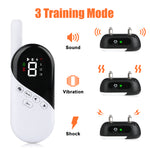 Load image into Gallery viewer, Dog Training Collar for 3 Dogs - PcEoTllar Dog Training Collar with Remote Rechargeable Shock Collar for Large Dogs, Waterproof Shock Collar for Medium Dogs, Up to 980Ft Remote Range
