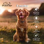 Load image into Gallery viewer, PcEoTllar Dog Training Collar with Remote 1000ft Control Range, IPX7 Waterproof Rechargeable Bark Collar 4 Modes - Beep, Vibrating, Shock &amp; Strong Electric Shock for Small Medium Large Dogs
