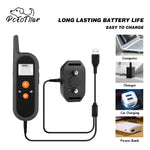 Load image into Gallery viewer, PcEoTllar Dog Training Collar with Remote 1000ft Control Range, IPX7 Waterproof Rechargeable Bark Collar 4 Modes - Beep, Vibrating, Shock &amp; Strong Electric Shock for Small Medium Large Dogs
