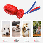 Load image into Gallery viewer, PcEoTllar Dog Chew Toys, Squeaky Tough Non-Toxic 100% Natural Rubber Durable Beef Flavor Dog Toy for Medium Large Dogs Aggressive Chewers
