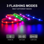 Load image into Gallery viewer, PcEoTllar Light up LED Dog Collar - Waterproof TC Rechargeable RGB Colorful Adjustable Safety Dog Collar for Small Medium Large Dogs

