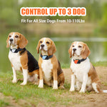 Load image into Gallery viewer, Dog Training Collar for 3 Dogs - PcEoTllar Dog Training Collar with Remote Rechargeable Shock Collar for Large Dogs, Waterproof Shock Collar for Medium Dogs, Up to 980Ft Remote Range
