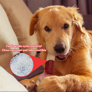PcEoTllar Tough Bone Dog Chew Toy for Aggressive Super Chewers Large Breed Medium Small Dog Long Lasting Indestructible Dog Toys