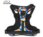 Load image into Gallery viewer, PcEoTllar No Pull Dog Harness, Adjustable Reflective Soft Breathable Oxford Dog Walking Harness with Easy Control Handle for Small Dogs
