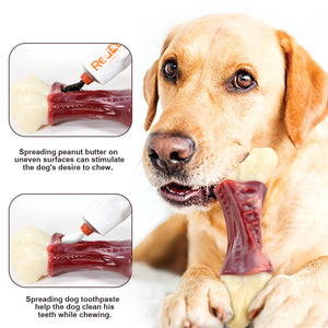 PcEoTllar Tough Dog Bone Chew Toy for Aggressive Super Chewers Large Breed Medium Small Dog Long Lasting Indestructible Dog Toy