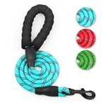 Load image into Gallery viewer, PcEoTllar 5FT Dog Leash with Comfortable Padded Handle Reflective Rope Dog leashe for Medium Large Dogs (Blue)
