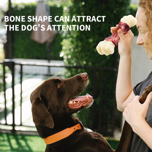 PcEoTllar Tough Dog Bone Chew Toy for Aggressive Super Chewers Large Breed Medium Small Dog Long Lasting Indestructible Dog Toy